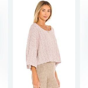 MOVING SALE
 🚨 Free People Good Day Pullover Sweater in Mauve Mousse Size S